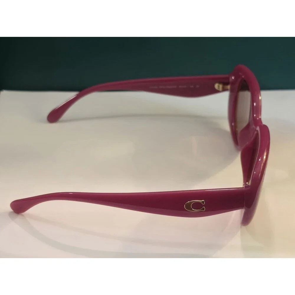 Coach Pillow Tabby Oval Women's Sunglasses Milky Magenta CR609 2024